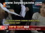 Chp'de Liste Krizi