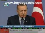 Erdoğan'dan Obama'ya 'nobel' Gödermesi