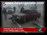 Ankara'da Sis Kazası