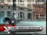 Güney Amerika'da Protestolar