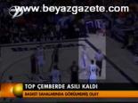 Top Çemberde Asılı Kaldı