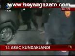 14 Araç Kundaklandı