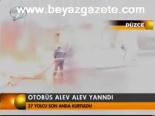 Otobüs Alev Alev Yandı