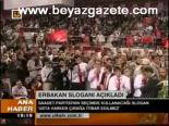 Erbakan Sloganı Açıkladı