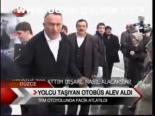 Yolcu Taşıyan Otobüs Alev Aldı
