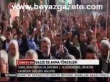 Gazze'de Anma Törenleri
