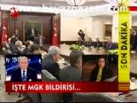 İşte Mgk Bildirisi