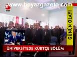 Üniversitede Kürtçe Bölüm