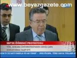 Sbf'de Öğrenci Protestosu