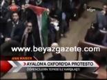 danny ayalon - Ayalon'a Oxford'da Protesto Videosu