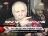 yangin yeri - İstanbul'da Ahşap Binada Yangın Videosu