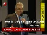 il kongresi - Baykal: Akp Manen İflas Etti Videosu