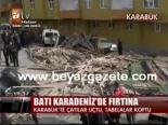 siddetli ruzgar - Batı Karadeniz'de Fırtına Videosu