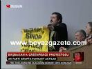 Başbakan'a Greenpeace Protestosu