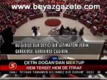 Çetin Doğan'dan Mektup