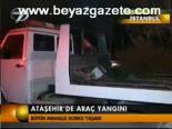 Ataşehir'de Araç Yangını