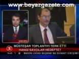Müsteşar Toplantıyı Terk Etti