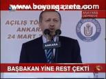 Başbakan Yine Rest Çekti