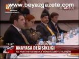 Ak Parti Heyeti Medya Yöneticileriyle Buluştu
