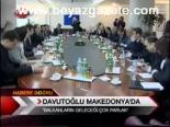 Davutoğlu Makedonya'da