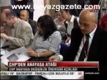 Chp'den Anayasa Atağı