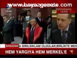 Hem Yargıya Hem Merkel'e