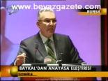 Baykal'dan Anayasa Eleştirisi