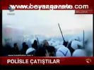 belcika - Polisle Çatıştılar Videosu