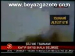 Şili'de Tsunami
