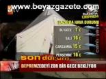 Depremzedeyi Zor Bir Gece Bekliyor