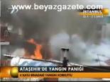 Ataşehir'de Yangın Paniği