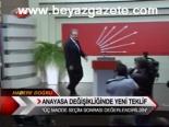 Anayasa Değişikliğinde Yeni Teklifv