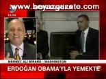 Erdoğan Obama'yla Yemekte
