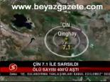 Çin 7.1 İle Sarsıldı