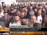 Kars'ta Protesto