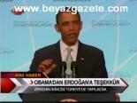 Obama'dan Erdoğan'a Teşekür