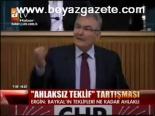 Ergin: Baykal'ın Teklifleri Ne Kadar Ahlaklı
