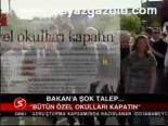 Bakan'a Şok Talep