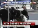 Hsyk Önünde Kadir Özbek'e Protesto