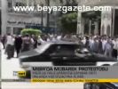Mısır'da Mübarek Protestosu