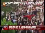 Jackson'a Sıradışı Anma