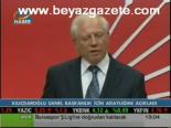 Kılıçdaroğlu Genel Başkanlık İçin Adaylığını Açıkladı