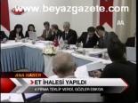 Et İhalesi Yapıldı