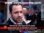 Ösym'de Sistem Kilitlendi
