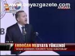 Erdoğan Medyaya Yüklendi
