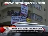 Türk-iş'te Tekel Protestosu