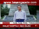 Halat Koptu; 1 İşçi Öldü