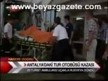Antalya'daki Tur Otobüsü Kazası