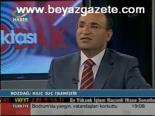 Bozdağ: Kılıç Suç İşlemiştir