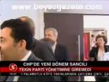 Chp'de Yeni Dönem Sncılı